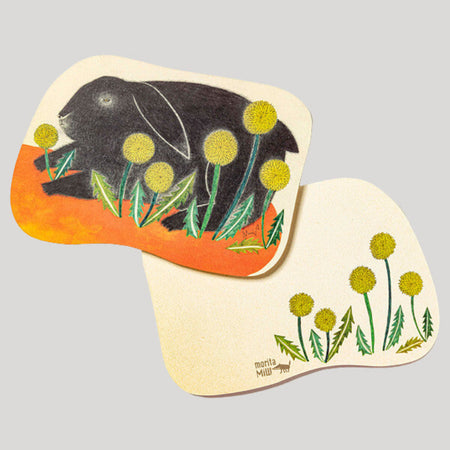 MoritaMiW | Postcard | Rabbit/Dandelions