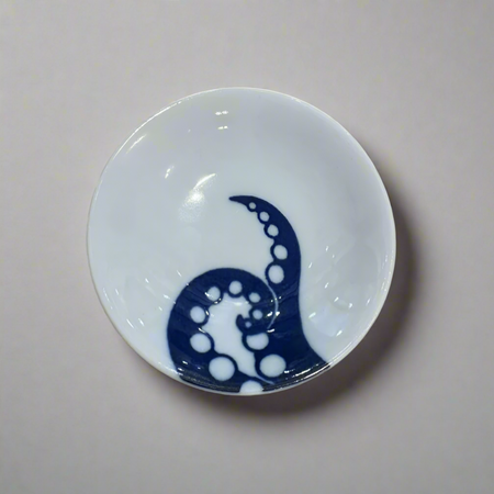 Mamesara Mino Ware | Small Plate | Octopus