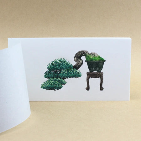 Marumo | Die-cut Standing Memo Pad | Bonsai Kengai