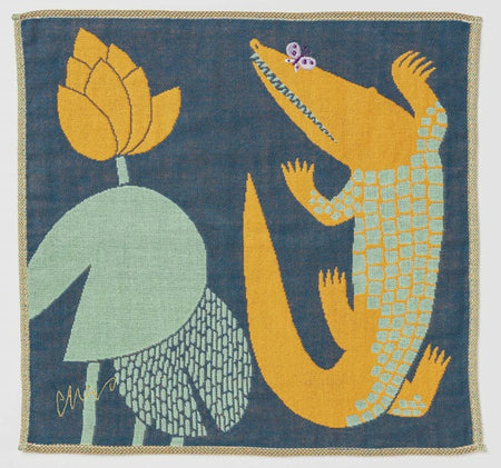 moritaMiW | Handkerchief | Crocodile/Navy