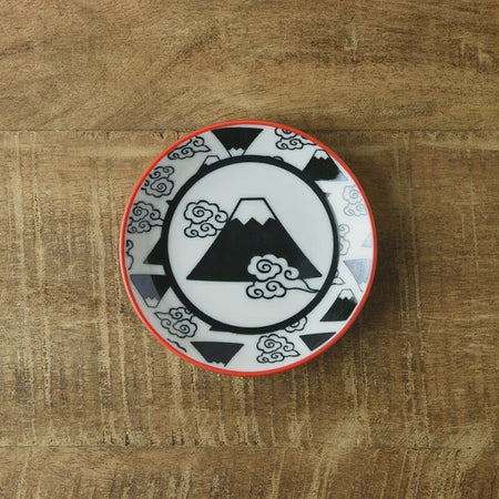 Small Plate | Fuji | Black/Red