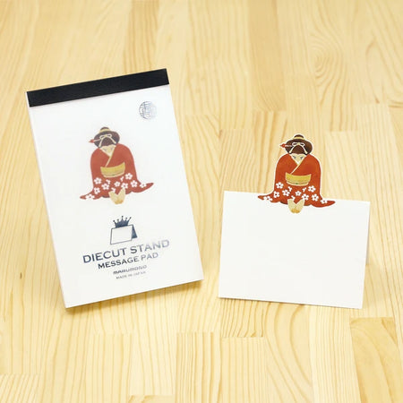 Marumo | Die-cut Standing Memo Pad | Kimono