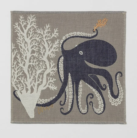 moritaMiW | Handkerchief | Octopus/Beige
