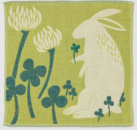 moritaMiW | Handkerchief | Rabbit/Green