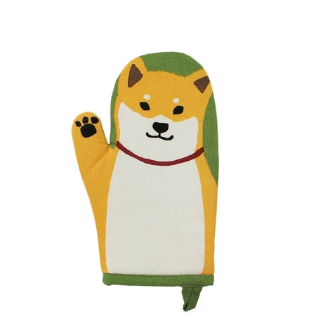 One-handed Oven Mitten | Shiba Green