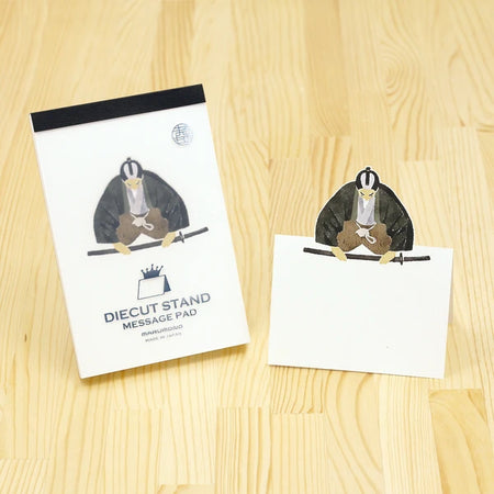 Marumo | Die-cut Standing Memo Pad | Samurai