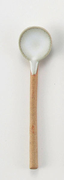 Mini Ceramic Spoon | White Glaze
