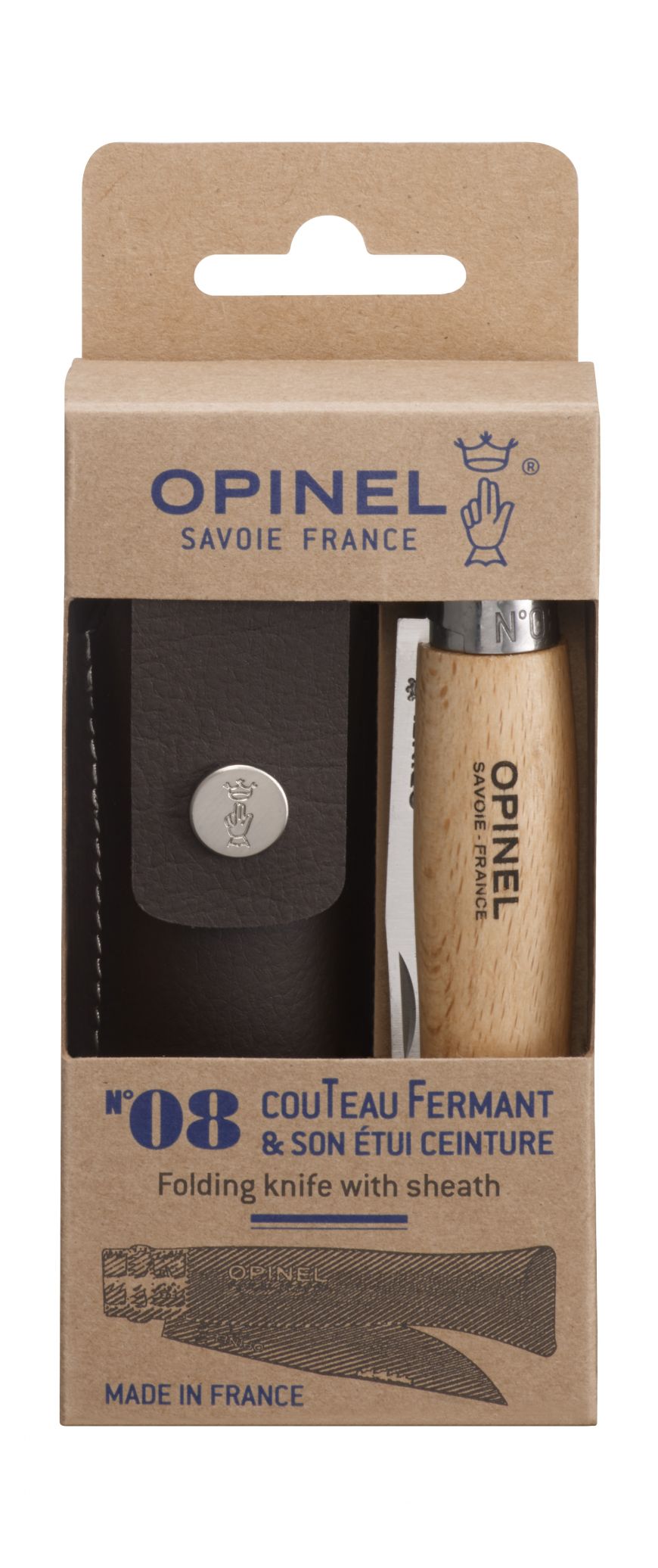 OPINEL | No.8 & Pouch | 8cm