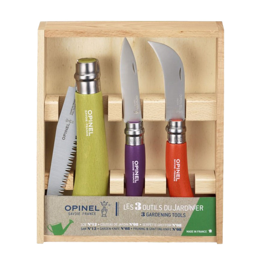 Opinel | Coloured Gardener Box Set x 3