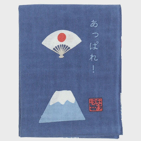 HAMAMONYO | Handkerchief | Mount Fuji Blue