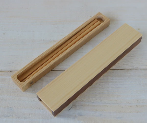 Wooden Magnetic Sliding Chopstick Case