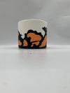 Linda Marr | Cylinder Medium | Orange/Black