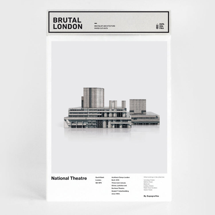 Zupagrafika |  Brutal London | National Theatre
