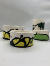Linda Marr | Small Cylinder | Yellow/Black