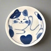 Mino Ware Cat Plate 10cm | Nyan Miche