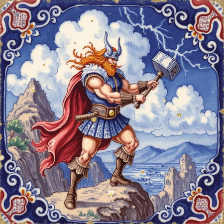 Sinhouse Projects  | Rustic Tile | Norse God