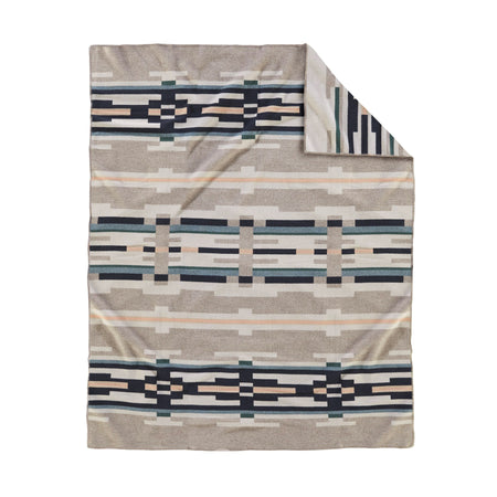 Pendleton | Napped Dobby Twin Blanket | Cascade Stripe