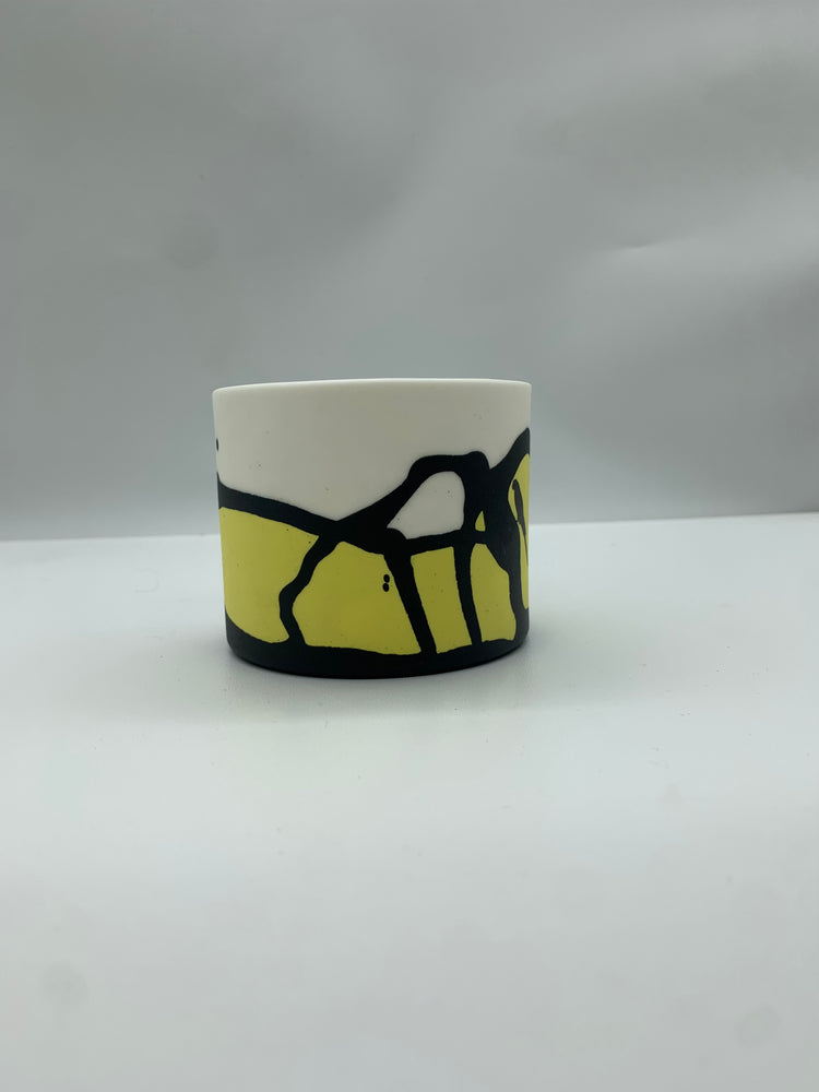 Linda Marr | Cylinder Medium | Yellow/Black