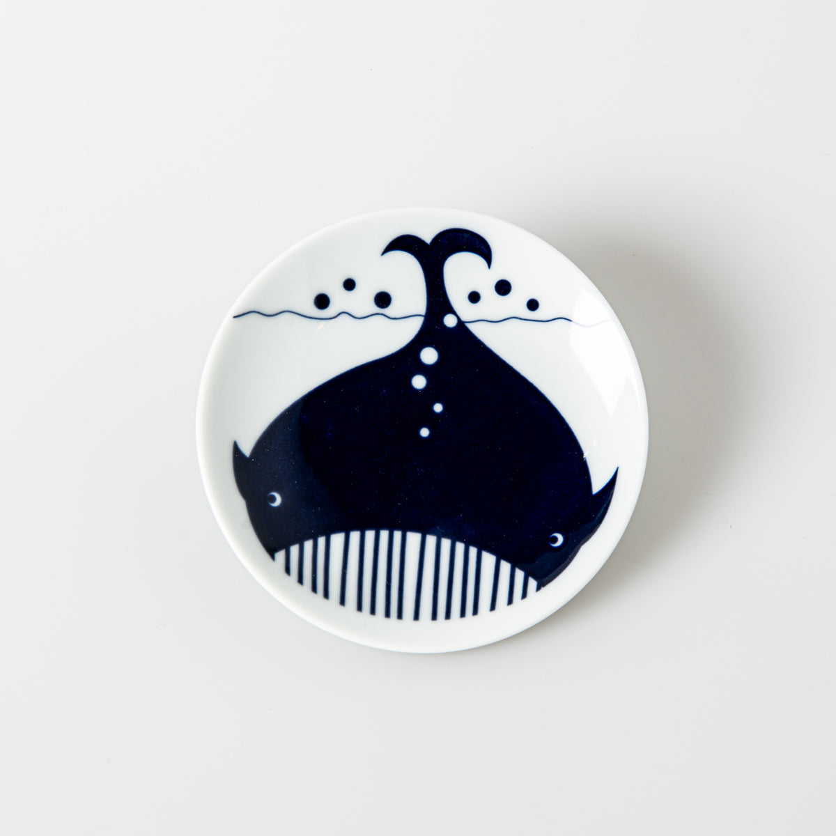 Kihara | 10.8cm Plate | Whale