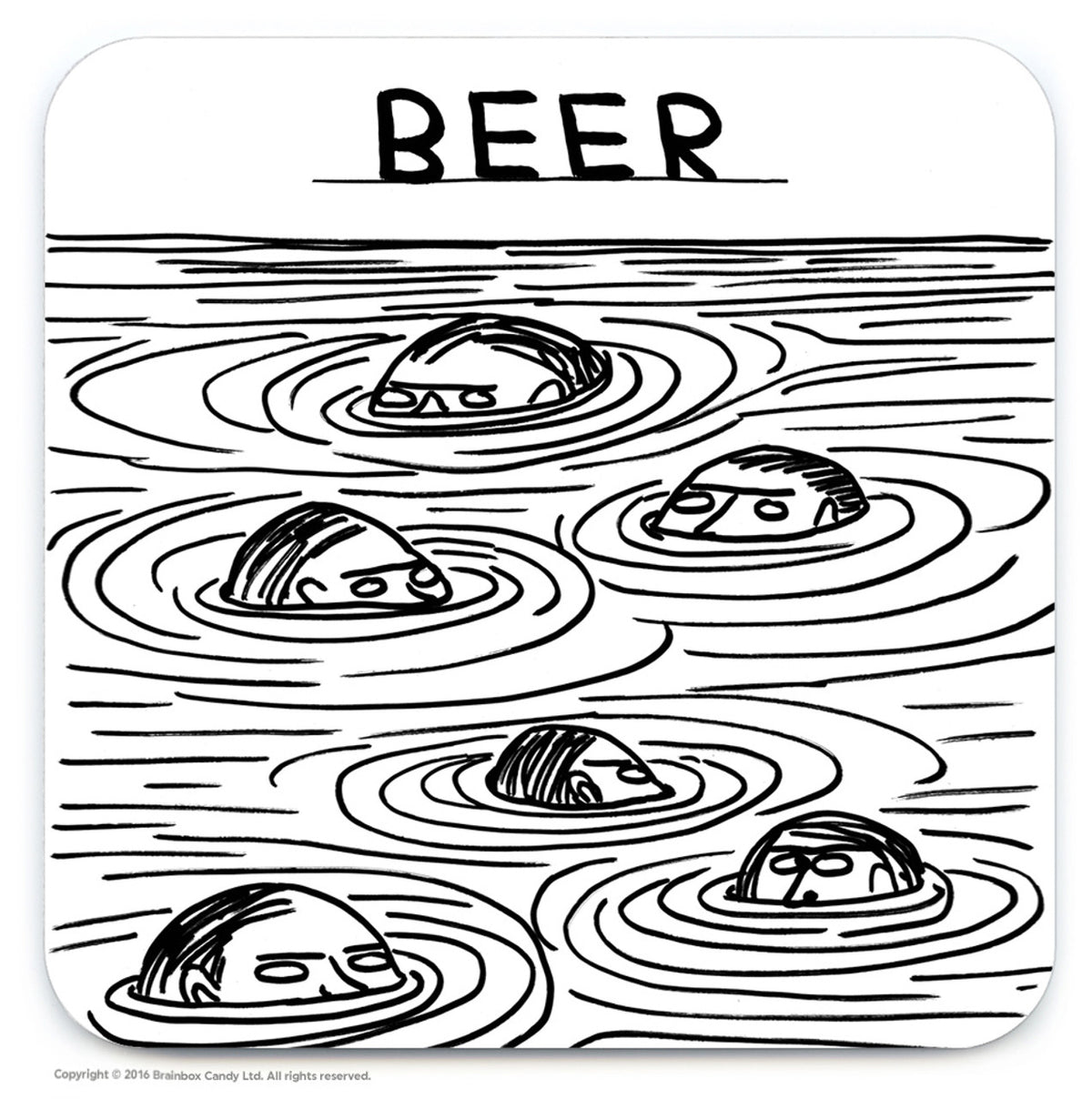 SHRIGLEY | Coaster | Beer Swimmers