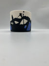 Linda Marr | Cylinder Medium | Blue/Black