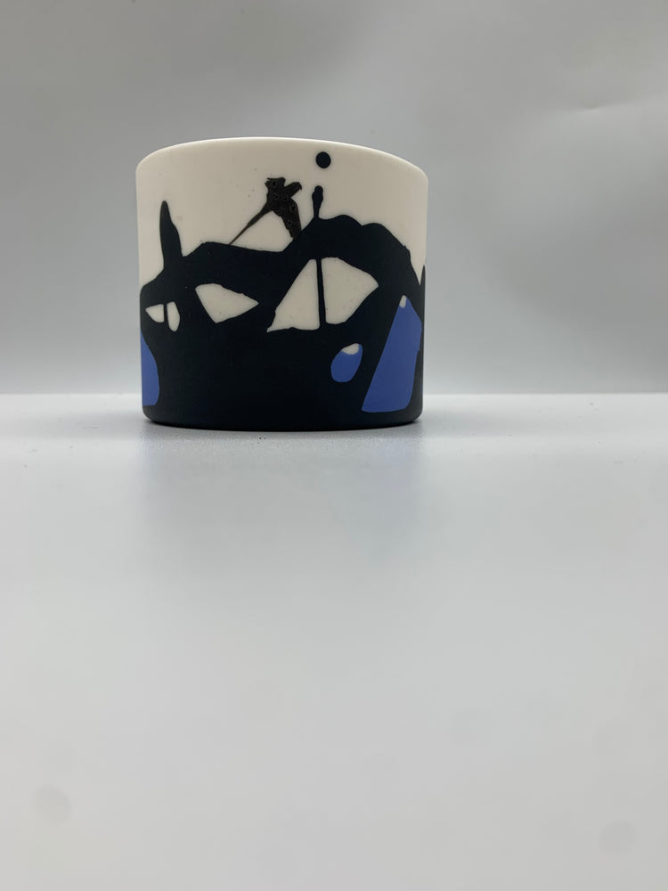 Linda Marr | Cylinder Medium | Blue/Black