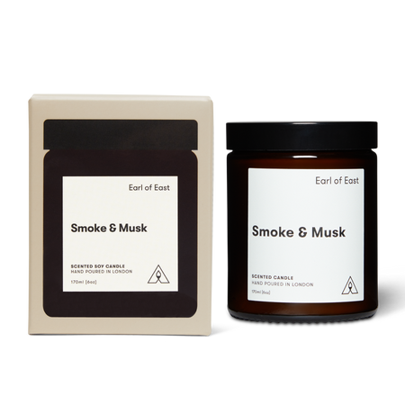 Earl of East | Soy Wax Candle 170ml | Smoke and Musk