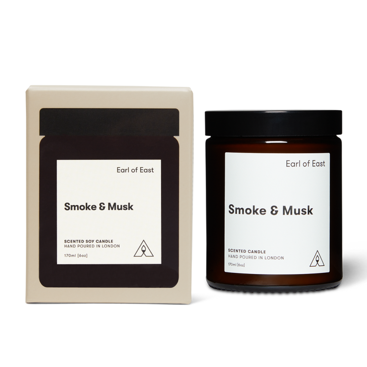 Earl of East | Soy Wax Candle 170ml | Smoke and Musk