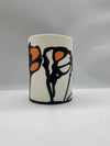 Linda Marr | Cylinder Large | Orange/Black