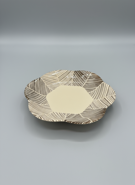 Flower Ceramic Plate | Jukusa