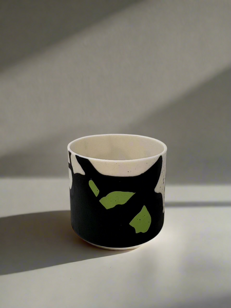 Linda Marr | Cylinder Medium | Light Green/Black