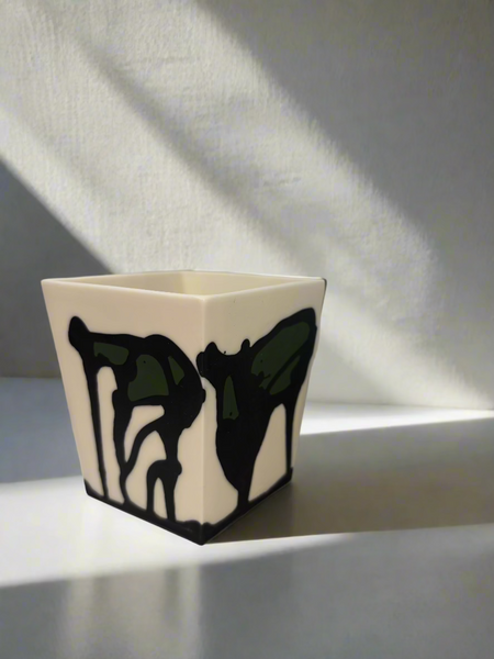 Linda Marr | Trapezium Medium | Dark Green/Black