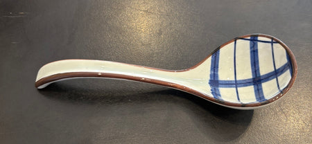 Ceramic Spoon | Checkered