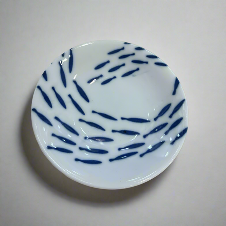 Mamesara Mino Ware | Small Plate | Sardines
