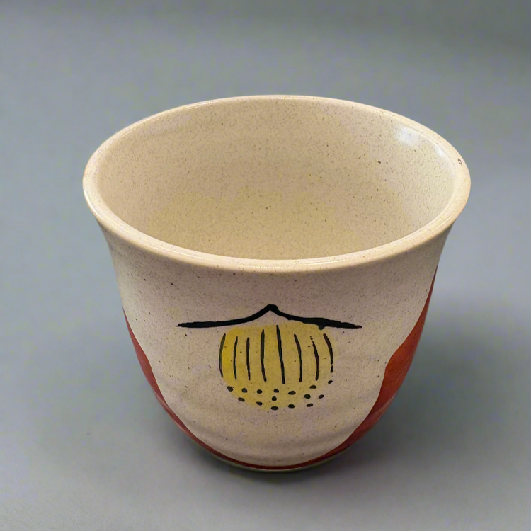 Hand Painted Long Teacup | Camellia