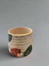 Japanese Earthenware Teacup | Leaves