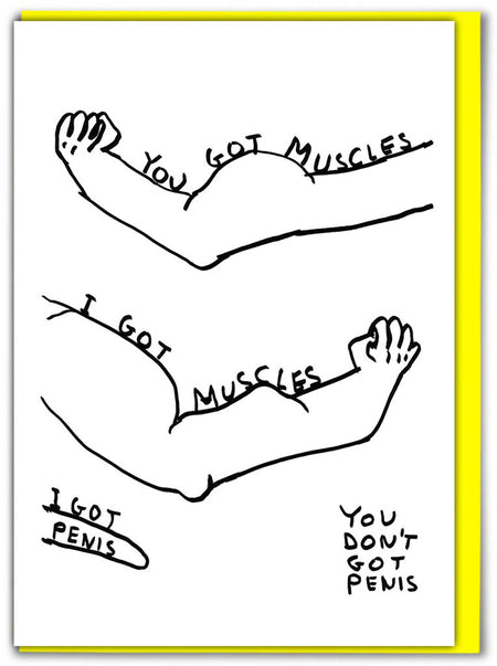 SHRIGLEY | Birthday Cards / You Got Muscles