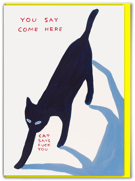 SHRIGLEY | Birthday Cards / Cat Says Fuck You