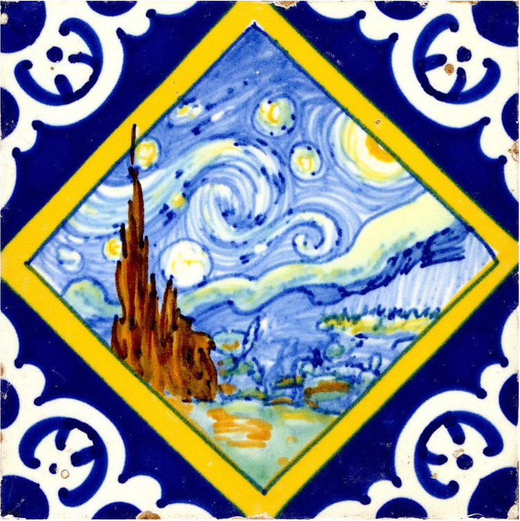 Studio Sin House| Tile |Starry Night