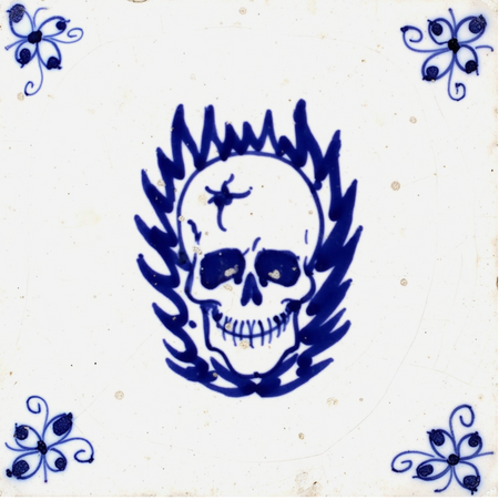 Studio Sin House  | Tile | Biker Skull