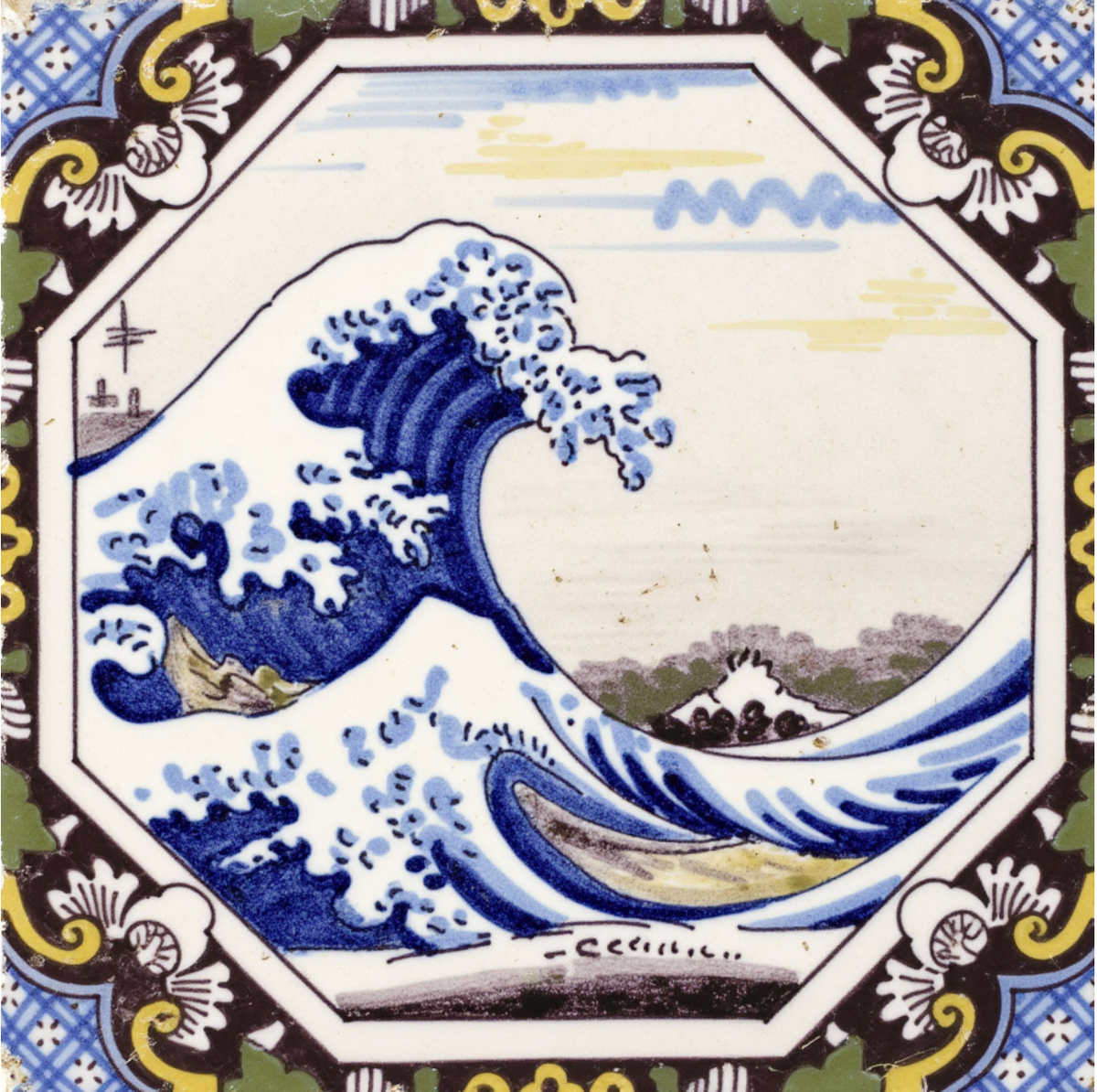 Studio Sin House Tile | Japanese Tsunami Wave