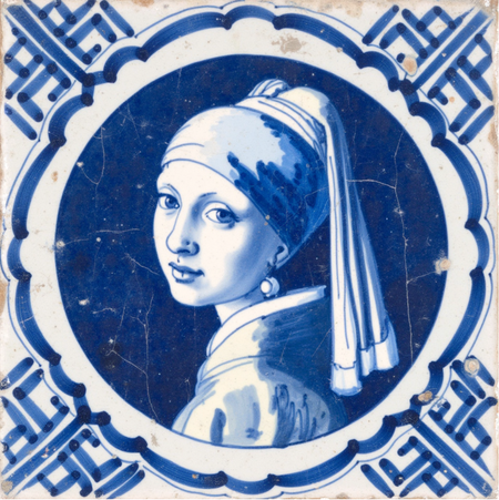 Studio Sin House| Tile | The Girl with Pearl Earring