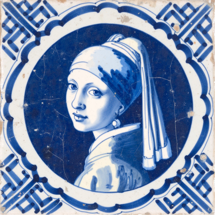 Studio Sin House| Tile | The Girl with Pearl Earring