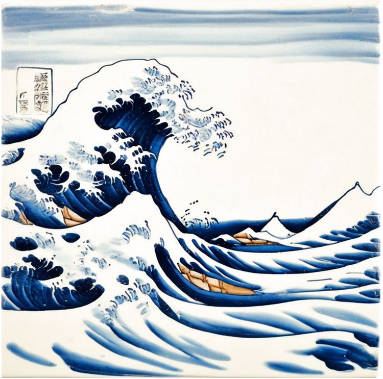 Studio Sin House | Tile | Japanese Wave Kanagawa