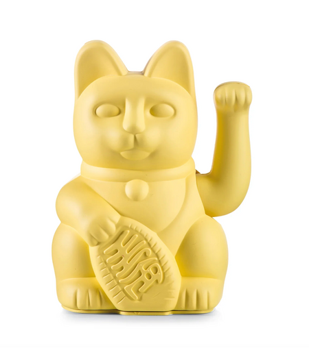 Lucky Waving Cat | Large Yellow