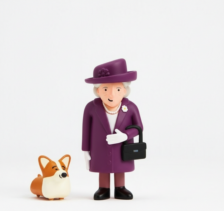 Collectable Cities | The Queen 01 | Purple