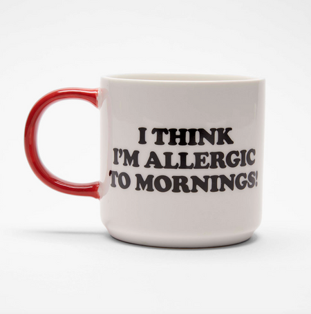 Magpie | Peanuts Allergic to Mornings Mug