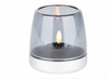 Kooduu | Glow 10 | Candle and Holder Set | Frosted Silver