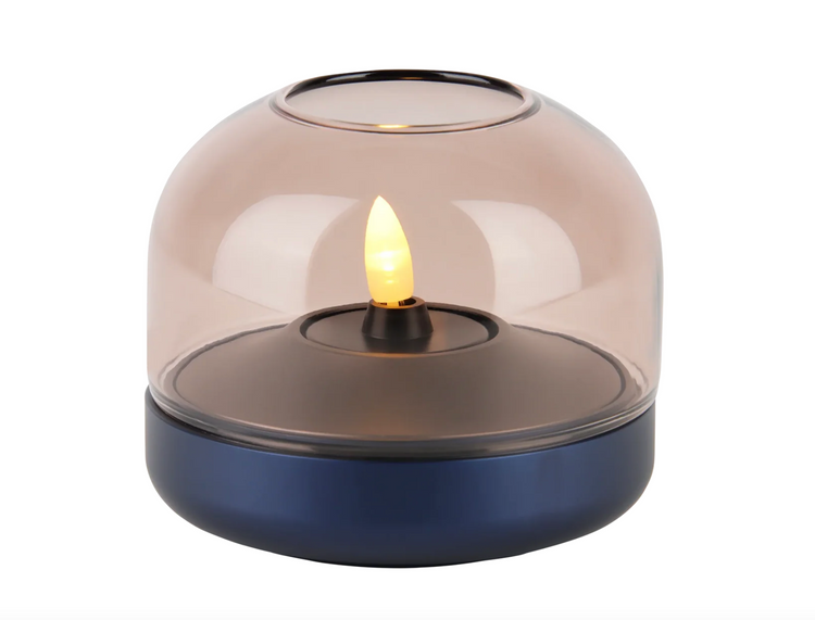 Kooduu | Glow 08 | Candle and Holder Set | Cobalt Blue