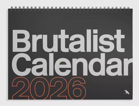 Brutalist Calendar 2026